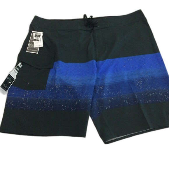 Hooked Soul Board Shorts Men’s Size 38 Color Blue 4 Way Stretch Bottle Opener - Picture 1 of 9